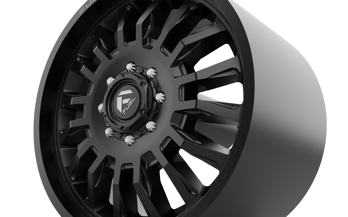 STL FILE FUEL OFF-ROAD ARC DUALLY WHEEL 3D PRINT MODEL - ARTISTIT