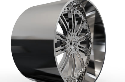 STL FILE ASANTI AF128 WHEEL 3D MODEL - ARTISTIT