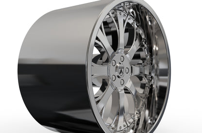 STL FILE ASANTI AF153 WHEEL 3D MODEL - ARTISTIT