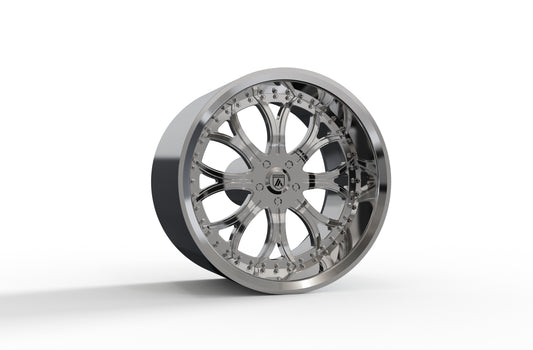 STL FILE ASANTI AF154 WHEEL 3D MODEL - ARTISTIT