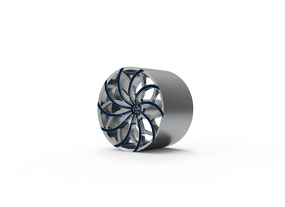 STL FILE AZARA AZA-504 WHEEL 3D MODEL - ARTISTIT