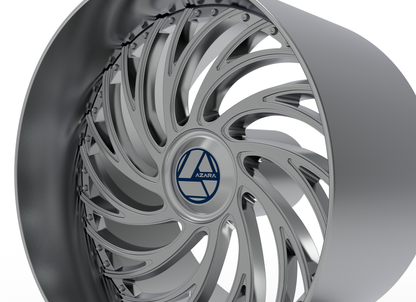 STL FILE AZARA AZX-101 WHEEL 3D MODEL - ARTISTIT