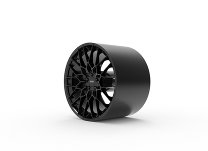 STL FILE AMERICAN RACING BARRAGE WHEEL 3D MODEL - ARTISTIT