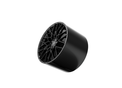 STL FILE AMERICAN RACING BARRAGE WHEEL 3D MODEL - ARTISTIT