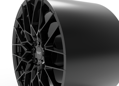 STL FILE AMERICAN RACING BARRAGE WHEEL 3D MODEL - ARTISTIT