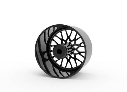 STL FILE AMERICAN RACING BARRAGE WHEEL 3D MODEL - ARTISTIT
