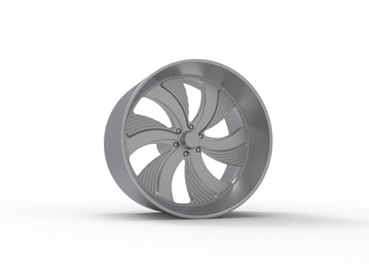 STL FILE FOOSE BEL AIR 6 WHEEL 3D MODEL - ARTISTIT