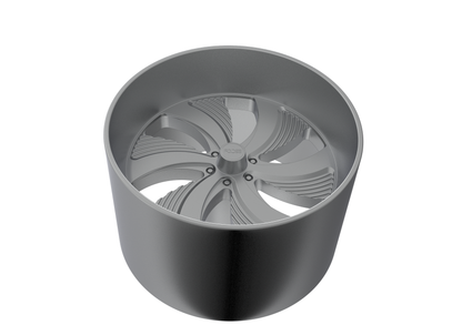 STL FILE FOOSE BEL AIR 6 WHEEL 3D MODEL - ARTISTIT