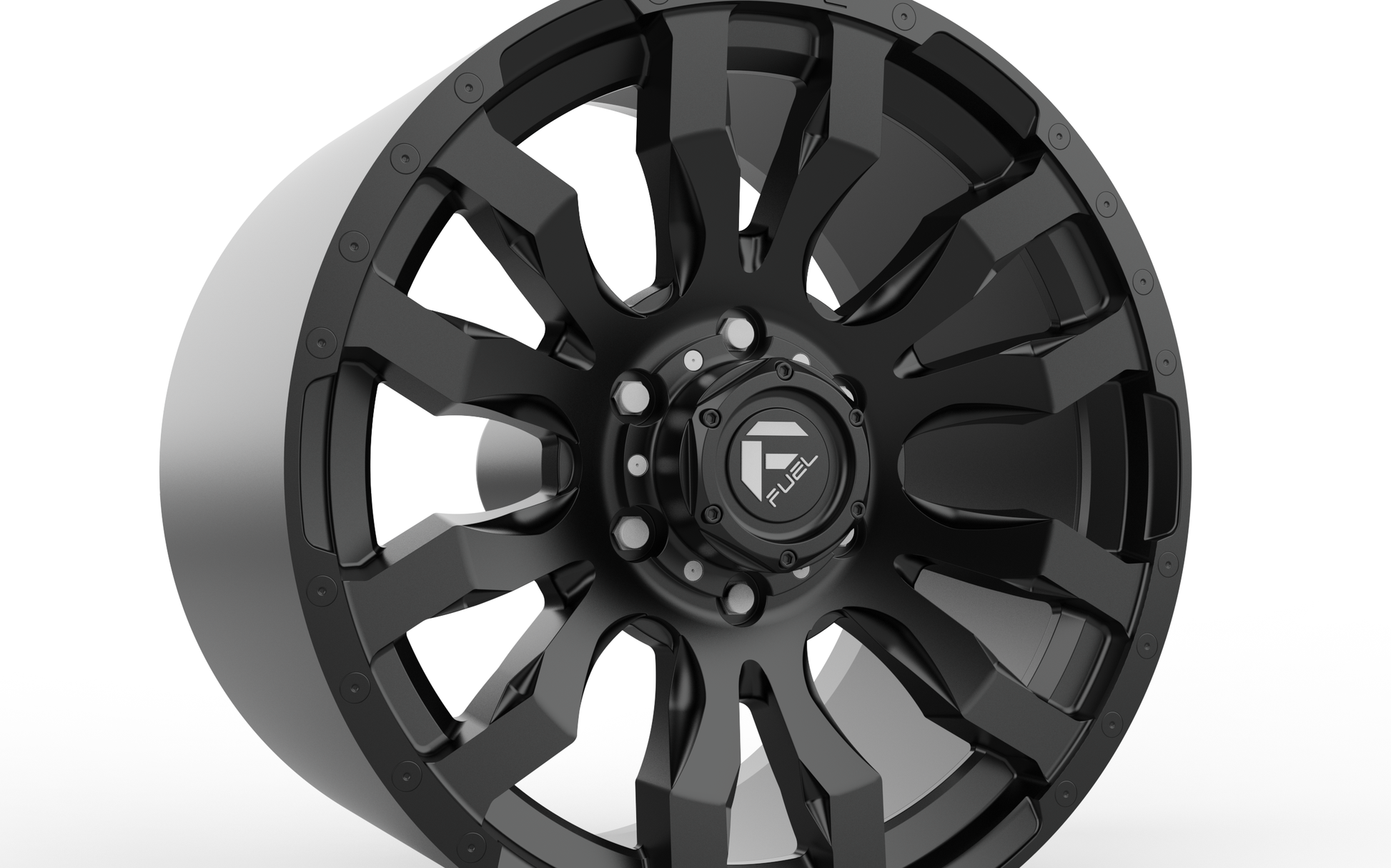 STL FILE FUEL OFF-ROAD BLITZ WHEEL 3D PRINT MODEL - ARTISTIT