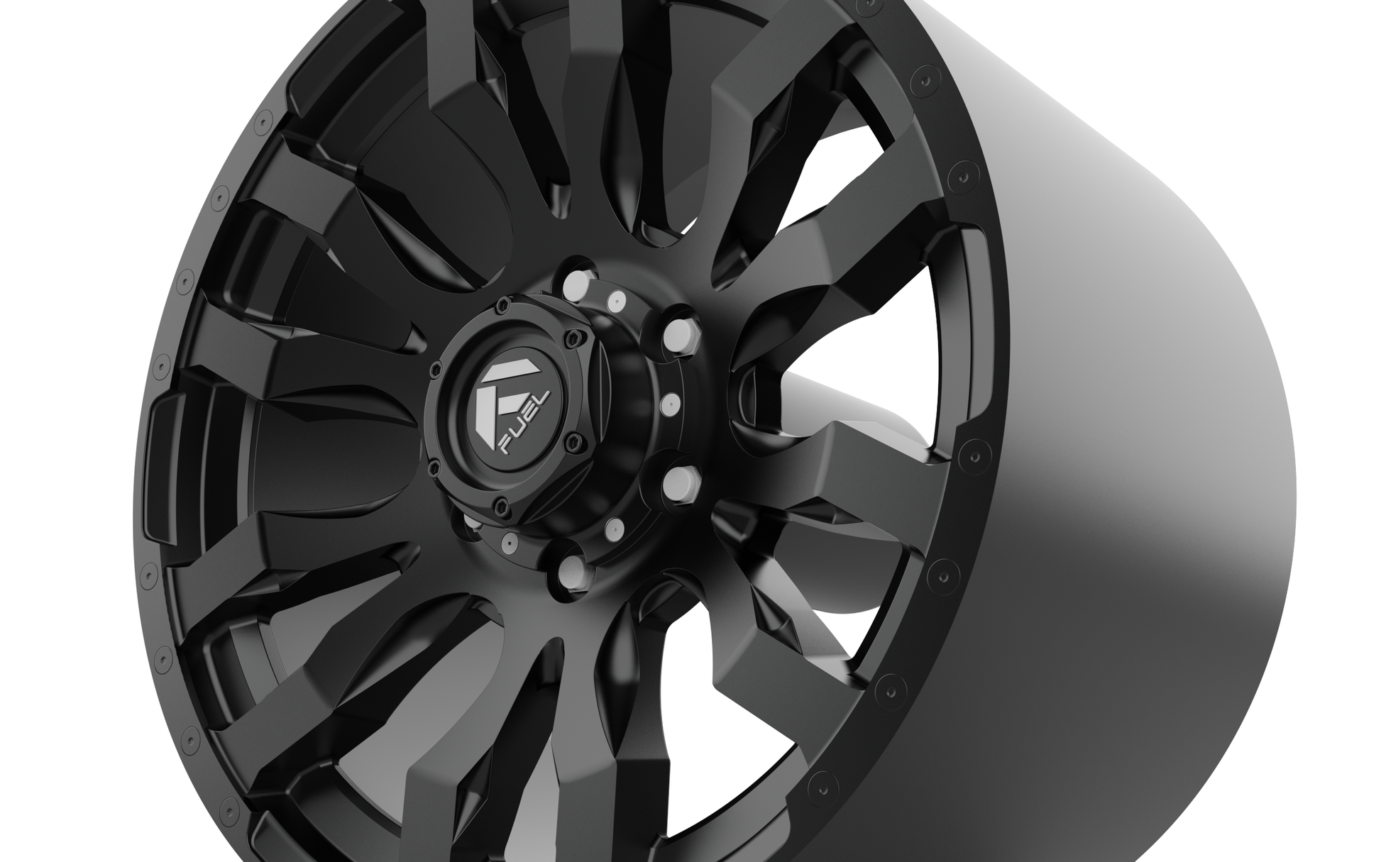 STL FILE FUEL OFF-ROAD BLITZ WHEEL 3D PRINT MODEL - ARTISTIT