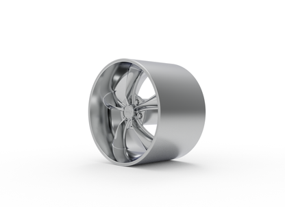 STL FILE AMERICAN RACING BOSS TT WHEEL 3D MODEL - ARTISTIT