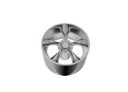 STL FILE AMERICAN RACING BOSS TT WHEEL 3D MODEL - ARTISTIT