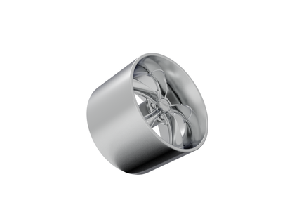 STL FILE AMERICAN RACING BOSS TT WHEEL 3D MODEL - ARTISTIT