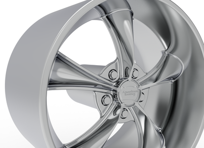 STL FILE AMERICAN RACING BOSS TT WHEEL 3D MODEL - ARTISTIT