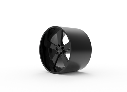 STL FILE AMERICAN RACING BURNOUT WHEEL 3D MODEL - ARTISTIT