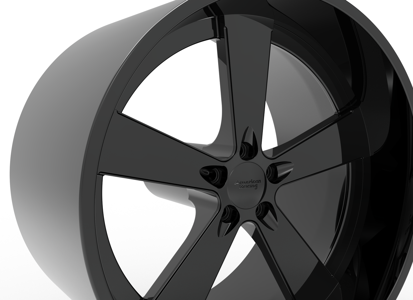 STL FILE AMERICAN RACING BURNOUT WHEEL 3D MODEL - ARTISTIT