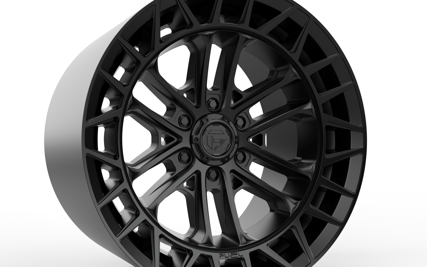 STL FILE FUEL OFF-ROAD CELSIUS WHEEL 3D PRINT MODEL - ARTISTIT