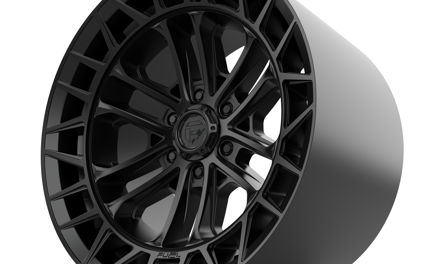 STL FILE FUEL OFF-ROAD CELSIUS WHEEL 3D PRINT MODEL - ARTISTIT