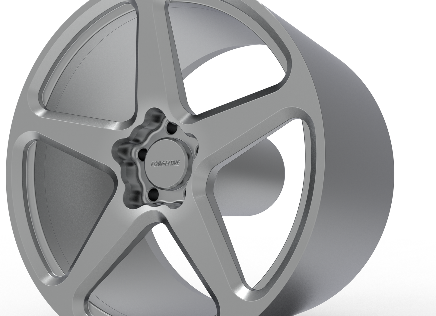 FORGELINE CF1 OPEN LUG WHEEL 3D MODEL