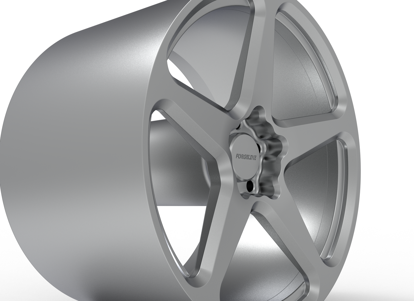 FORGELINE CF1 OPEN LUG WHEEL 3D MODEL
