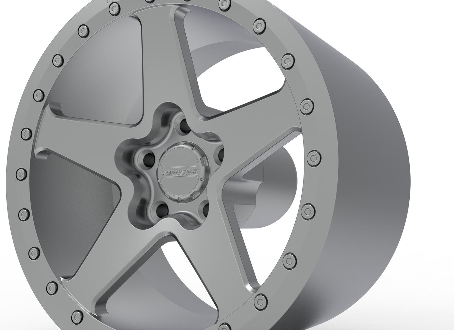 FORGELINE CF1R BEADLOCK WHEEL 3D MODEL