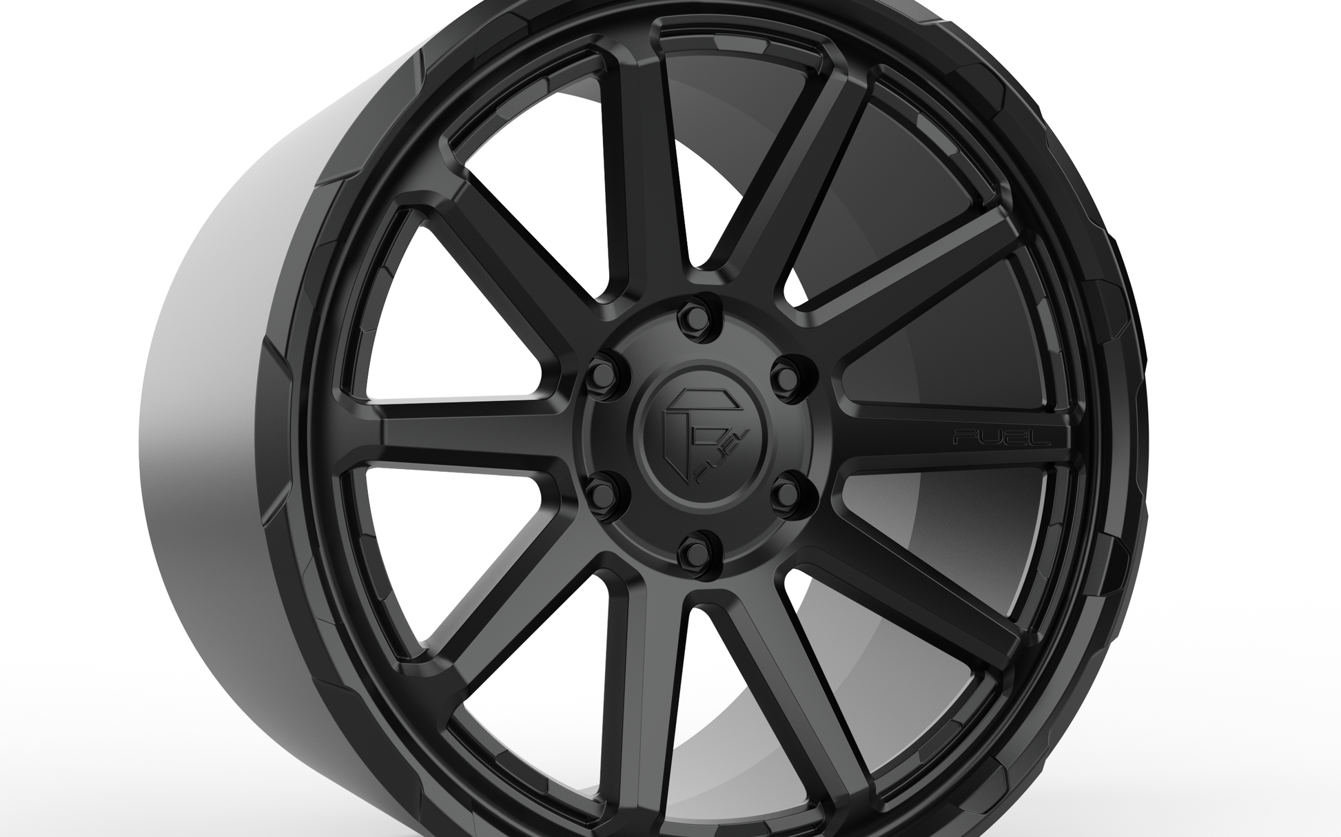 STL FILE FUEL OFF-ROAD CIRCUIT WHEEL 3D PRINT MODEL - ARTISTIT