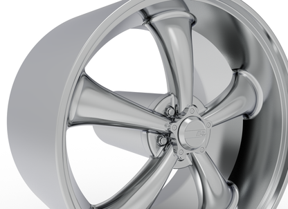 STL FILE AMERICAN RACING CLASSIC TORQ THRUST II WHEEL 3D MODEL - ARTISTIT