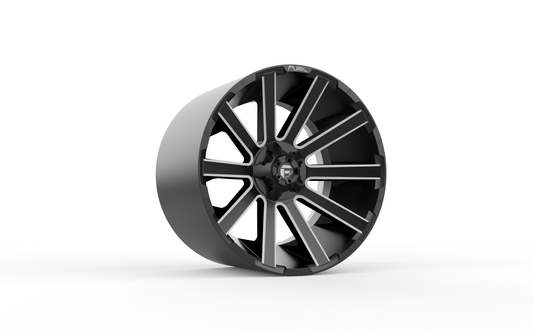 FUEL OFF-ROAD CONTRA PLATINUM WHEEL 3D PRINT MODEL