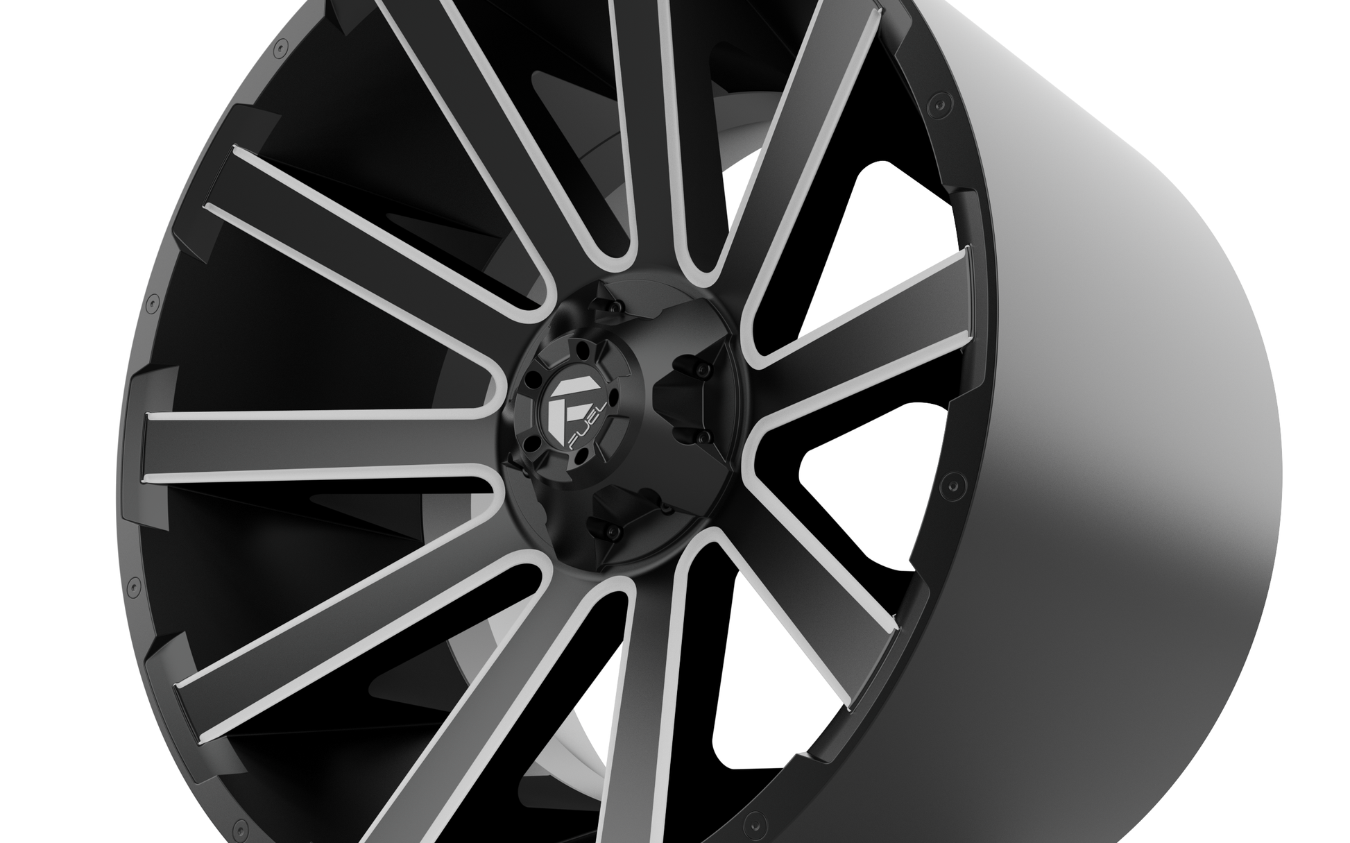 STL FILE FUEL OFF-ROAD CONTRA PLATINUM WHEEL 3D PRINT MODEL - ARTISTIT