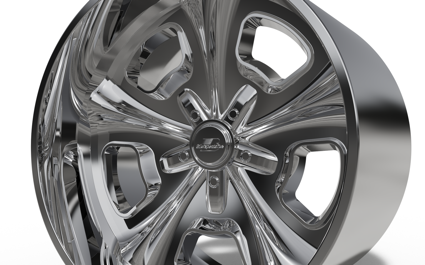 BILLET SPECIALTIES CROSSOVER wheel 3D MODEL