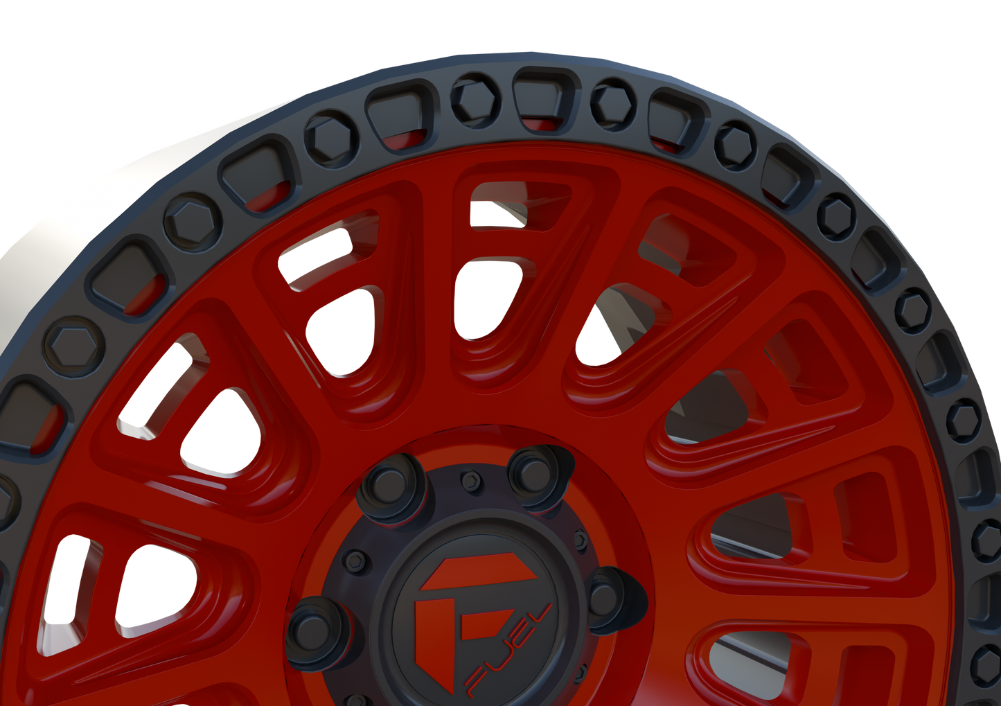 FUEL OFF-ROAD CYCLE WHEEL 3D PRINT