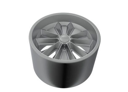 STL FILE FOOSE DEUCE WHEEL 3D MODEL - ARTISTIT