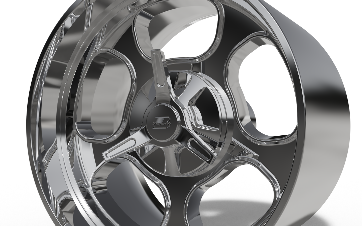 STL FILE BILLET SPECIALTIES DRAGSTER wheel 3D MODEL - ARTISTIT