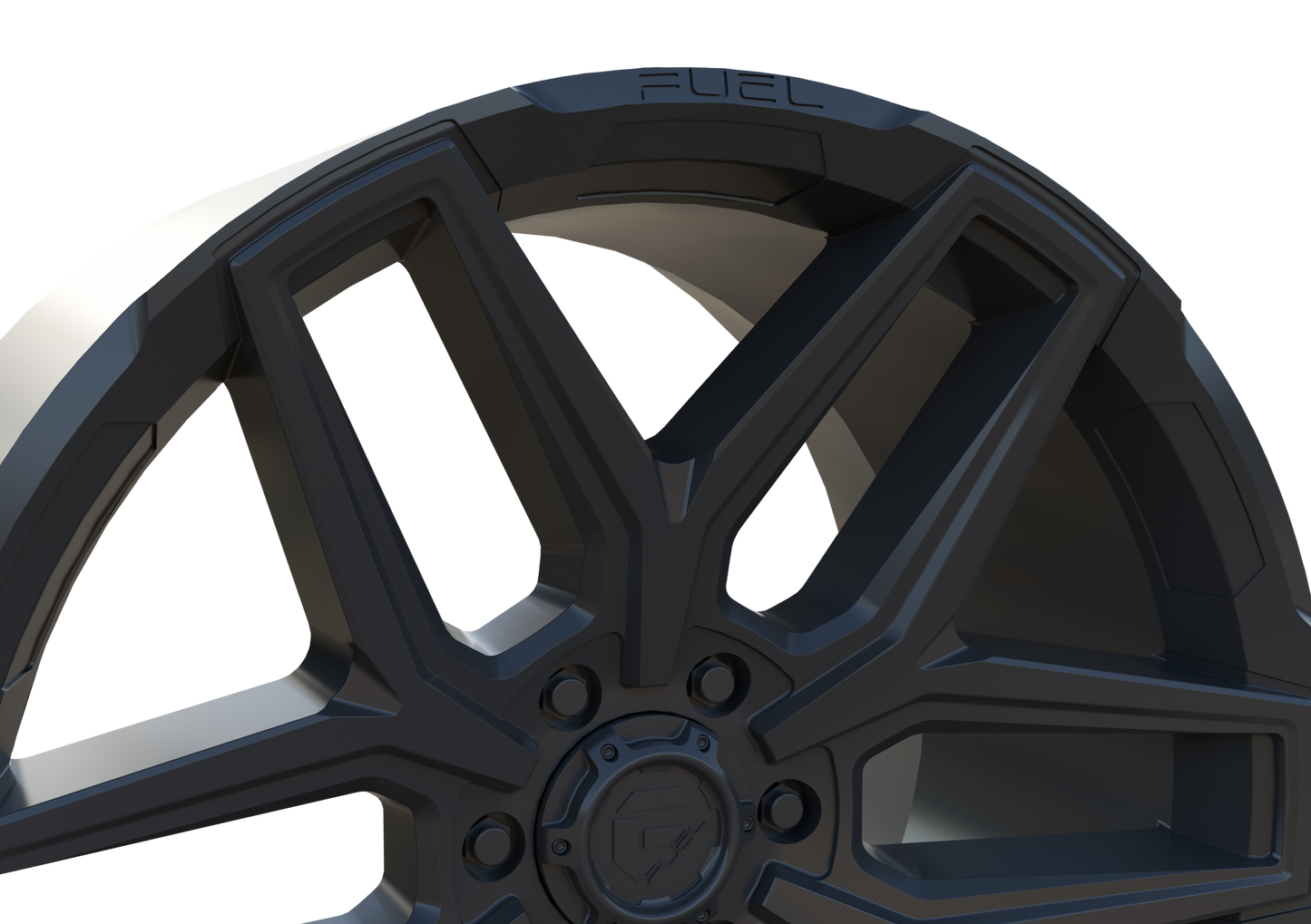 FUEL OFF-ROAD FLUX WHEEL 3D PRINT MODEL