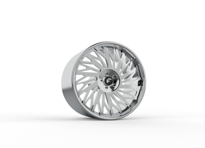 STL FILE FORGIATO BIAFORCA WHEEL 3D MODEL - ARTISTIT