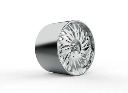 STL FILE FORGIATO BIAFORCA WHEEL 3D MODEL - ARTISTIT