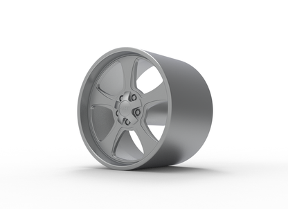 STL FILE FOOSE GENUINE WHEEL 3D MODEL - ARTISTIT