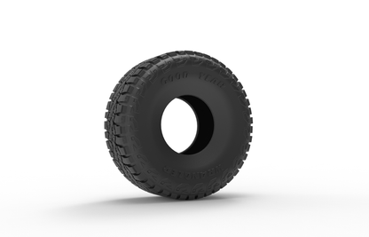 STL FILE GOOD YEAR WRANGLER TIRE 3D MODEL - ARTISTIT