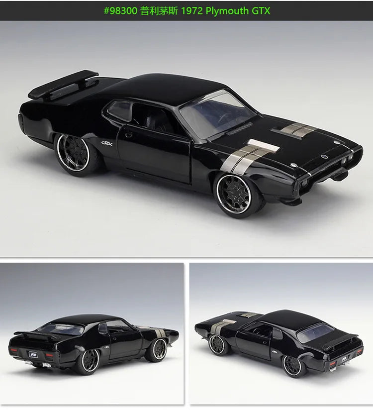 STL FILE Diecast 1:32 Fast and Furious Alloy Car - 1972 Plymouth GTX Metal Classic Model - Street Race Car for Children - Ideal Gift for Collection - ARTISTIT