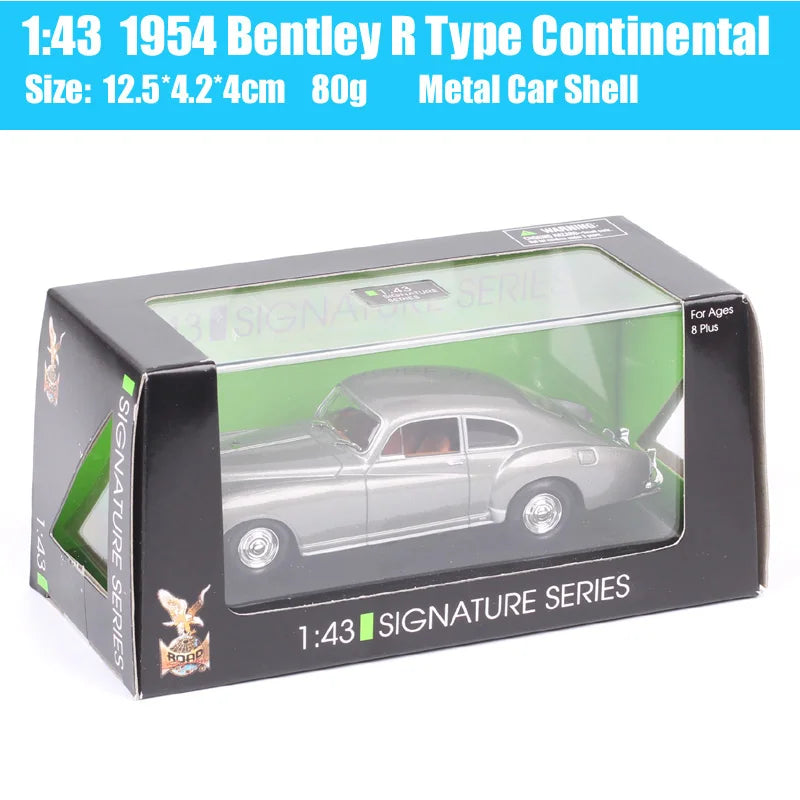 1:43 Scale Classic Luxury Brand 1954 R Type Continental Mark VII Coachwork Saloon Coupe - Exquisite Diecast Model for Cars & Vehicles Toy Collection - Perfect for Boys