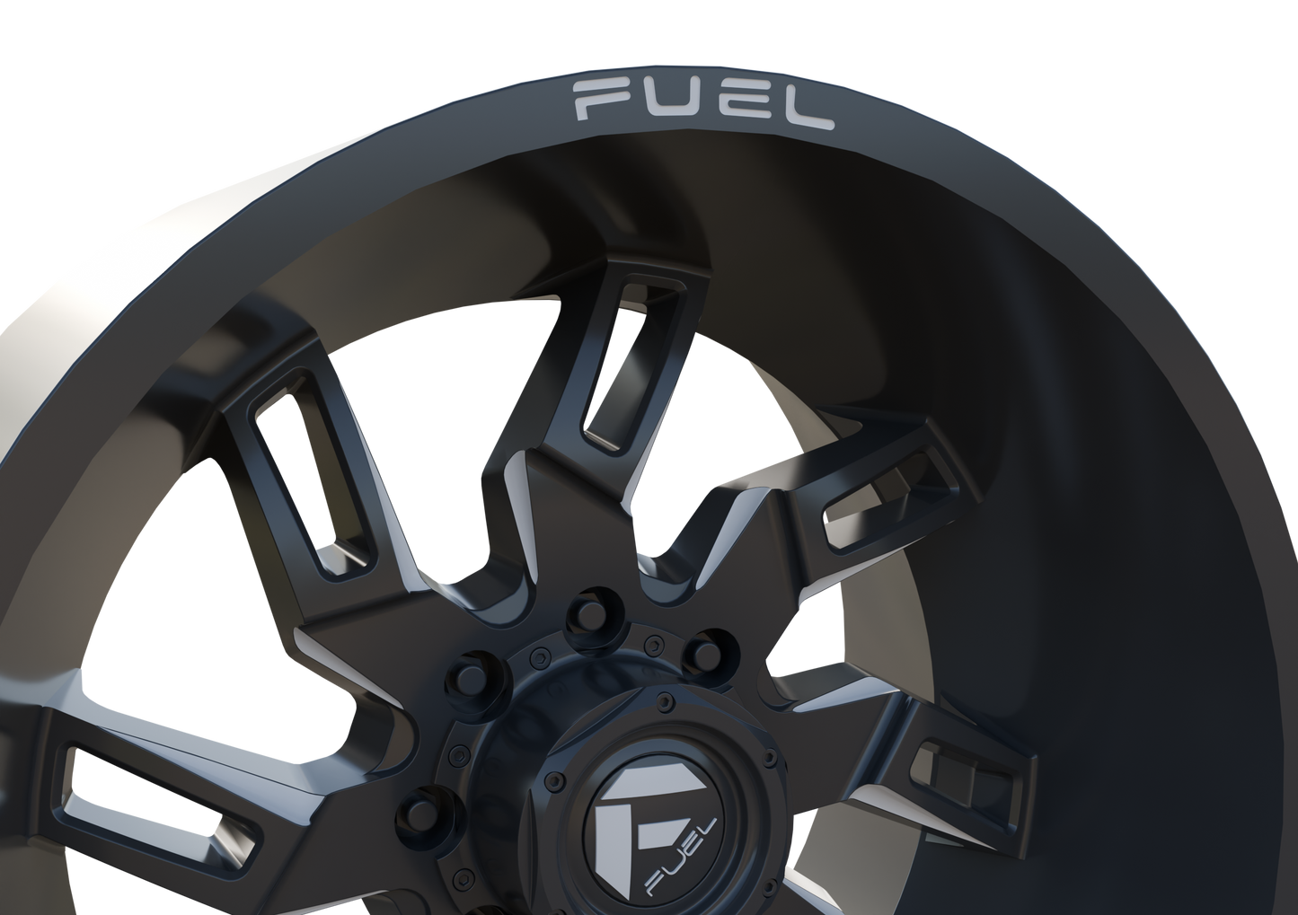 FUEL OFF-ROAD LOCKDOWN WHEEL 3D PRINT MODEL