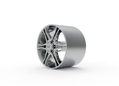STL FILE AMERICAN RACING MAINLINE WHEEL 3D MODEL - ARTISTIT