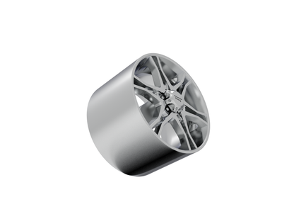 STL FILE AMERICAN RACING MAINLINE WHEEL 3D MODEL - ARTISTIT