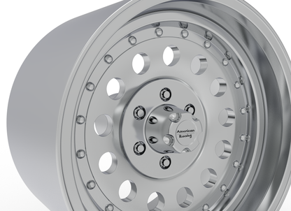 STL FILE AMERICAN RACING OUTLAW II WHEEL 3D MODEL - ARTISTIT