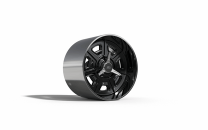 STL FILE BILLET SPECIALTIES PALMDALE V1 wheel 3D MODEL - ARTISTIT
