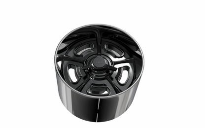 STL FILE BILLET SPECIALTIES PALMDALE V2 wheel 3D MODEL - ARTISTIT