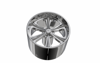 STL FILE BILLET SPECIALTIES RAIL wheel 3D MODEL - ARTISTIT