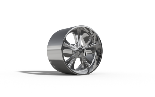 BILLET SPECIALTIES RAIL TAIL wheel 3D MODEL