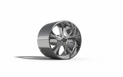 STL FILE BILLET SPECIALTIES RAIL TAIL wheel 3D MODEL - ARTISTIT