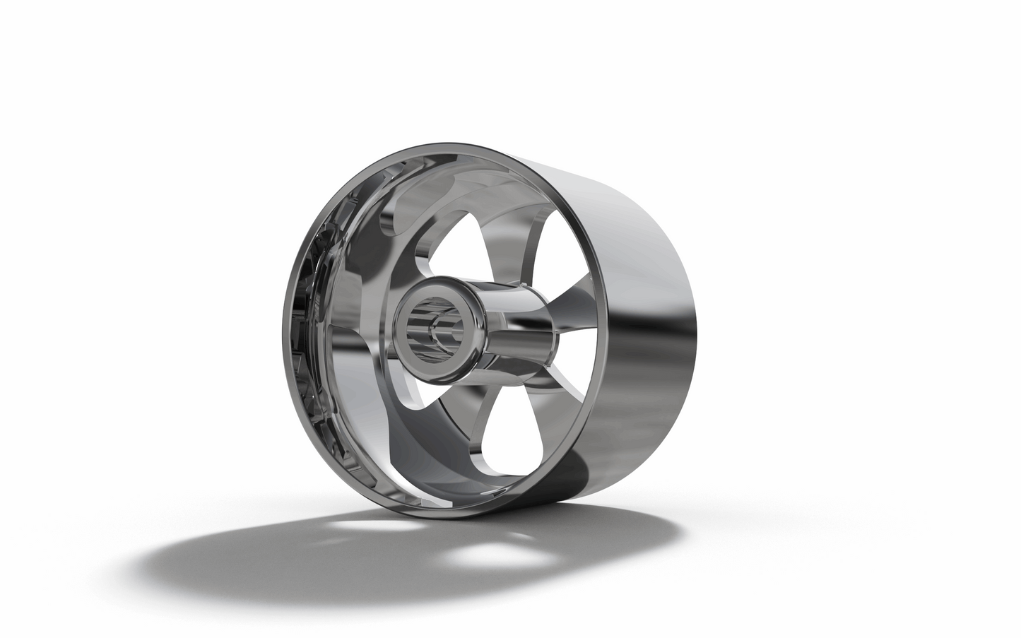 STL FILE BILLET SPECIALTIES RAIL TAIL wheel 3D MODEL - ARTISTIT